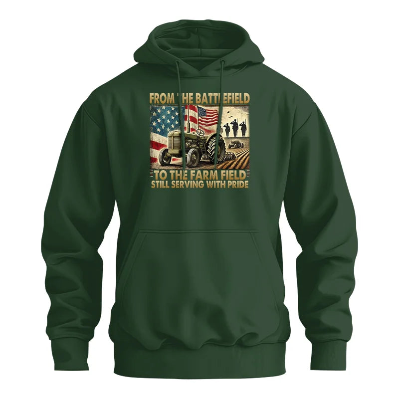 Veteran Farmer From The Battlefield To The Farm Field 1 - Unisex Heavy Blend™ Hooded Sweatshirt