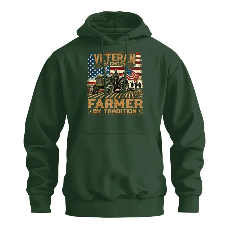 Image of Veteran Farmer Veteran By Choice_Farmer By Tradition - Unisex Heavy Blend™ Hooded Sweatshirt