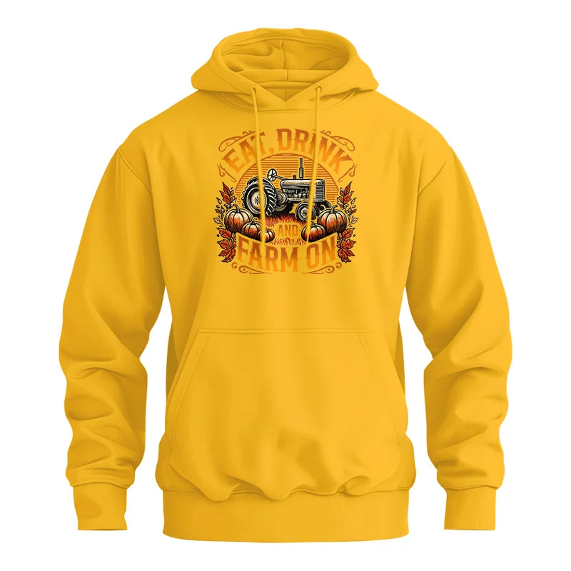 Image of Eat Drink and Farm On 2 - Unisex Heavy Blend™ Hooded Sweatshirt