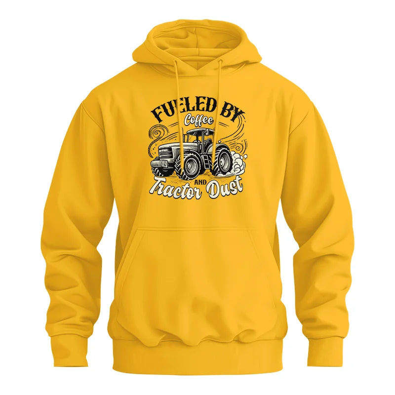 Image of Fueled By Coffee And Tractor Dust 2 - Unisex Heavy Blend™ Hooded Sweatshirt