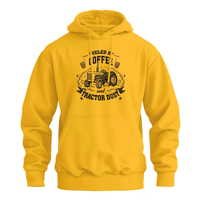 Fueled By Coffee And Tractor Dust - Unisex Heavy Blend™ Hooded Sweatshirt