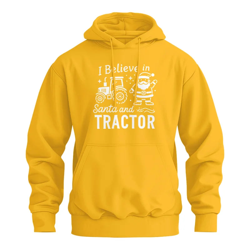 I Believe In Santa And Tractor - Unisex Heavy Blend™ Hooded Sweatshirt