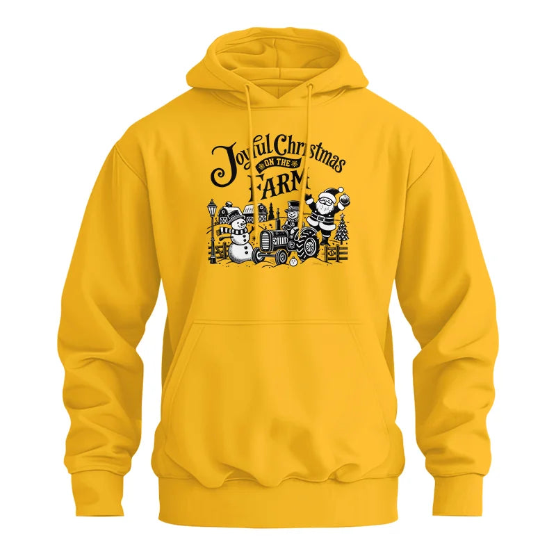 Image of Joyful Christmas On The Farm 1 - Unisex Heavy Blend™ Hooded Sweatshirt