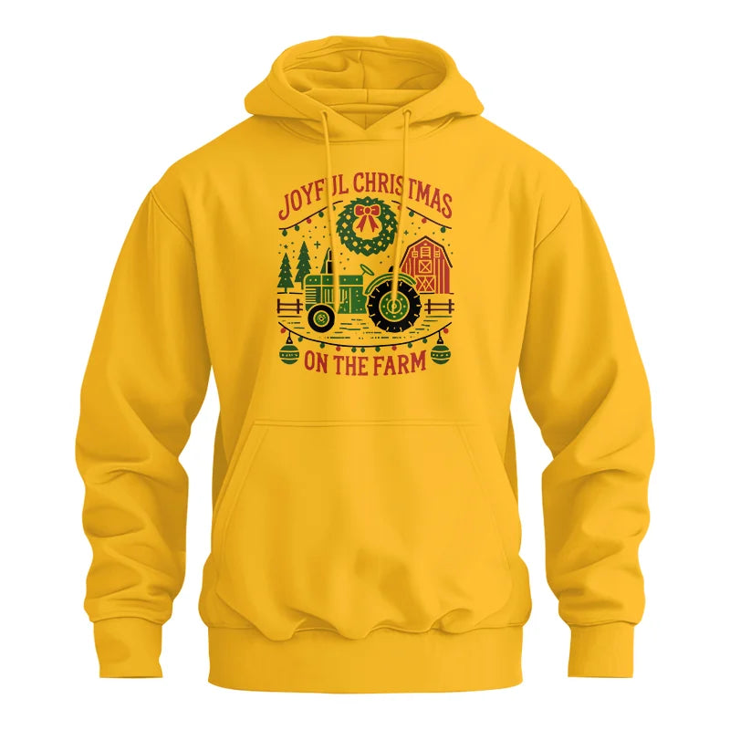 Joyful Christmas On The Farm 3 - Unisex Heavy Blend™ Hooded Sweatshirt