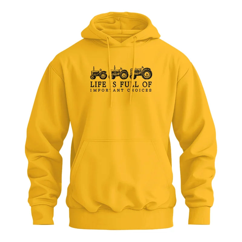 Life Is Full Of Important Choices 13 - Unisex Heavy Blend™ Hooded Sweatshirt