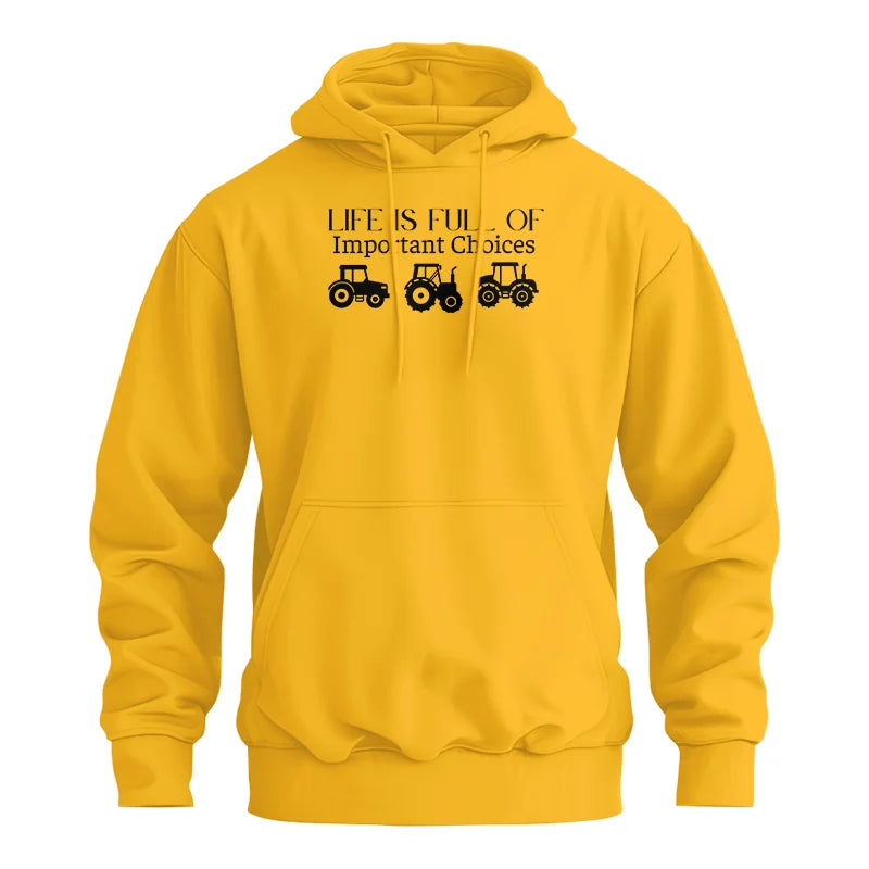 Life Is Full Of Important Choices 23 - Unisex Heavy Blend™ Hooded Sweatshirt