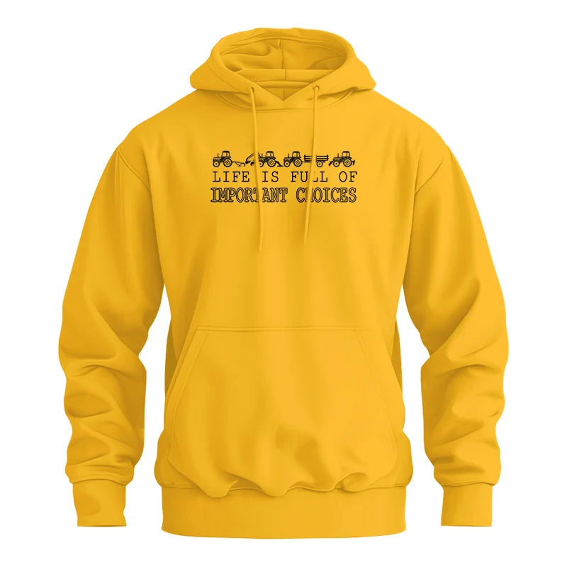 Image of Life Is Full Of Important Choices 29 - Unisex Heavy Blend™ Hooded Sweatshirt