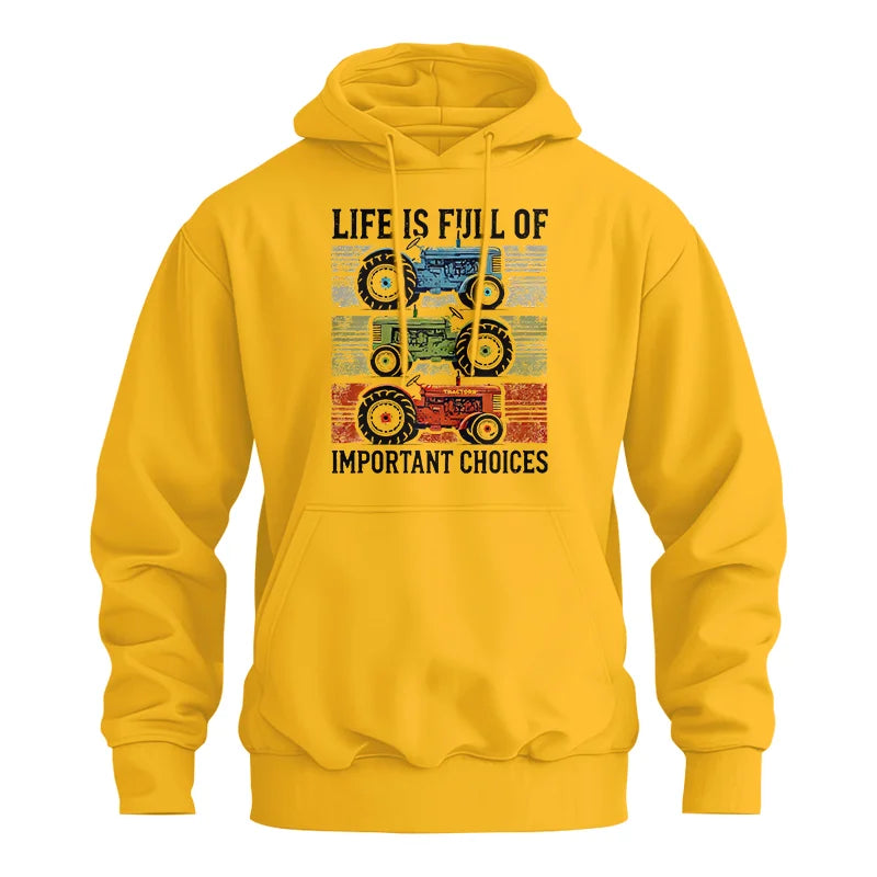 Image of Life Is Full Of Important Choices 3 - Unisex Heavy Blend™ Hooded Sweatshirt