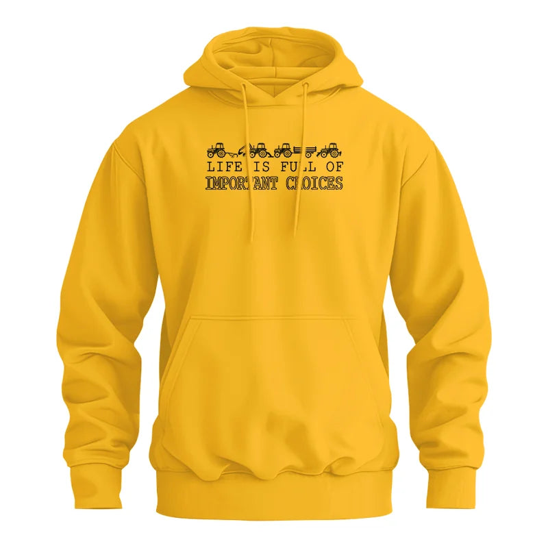 Image of Life Is Full Of Important Choices 8 - Unisex Heavy Blend™ Hooded Sweatshirt