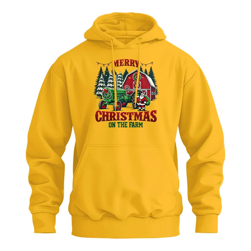 Image of Merry Christmas On The Farm 3 - Unisex Heavy Blend™ Hooded Sweatshirt