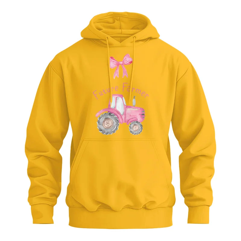 Pink Tractor For Future Farmer - Unisex Heavy Blend™ Hooded Sweatshirt