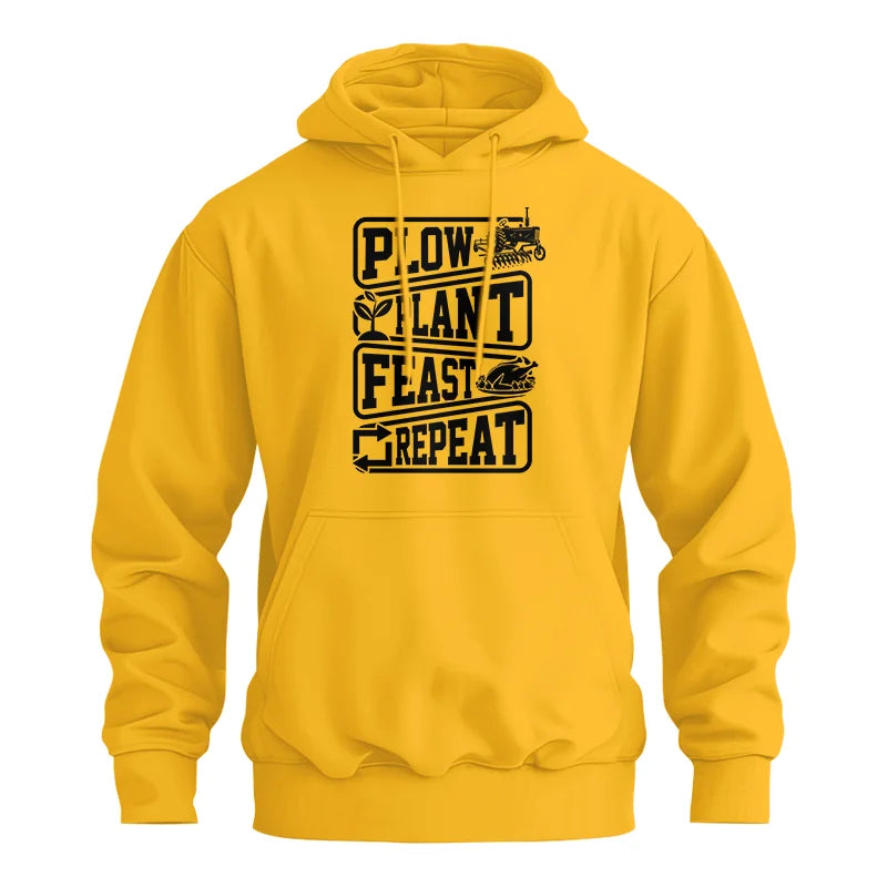 Plow Plant Feast Repeat 1 - Unisex Heavy Blend™ Hooded Sweatshirt