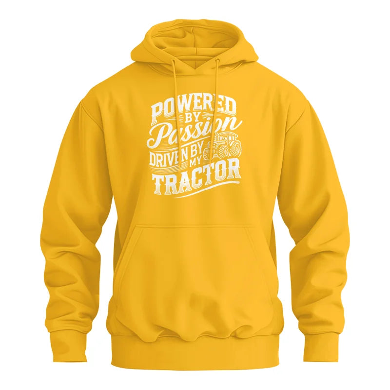 Powered By Passion Driven By My Tractor 2 - Unisex Heavy Blend™ Hooded Sweatshirt