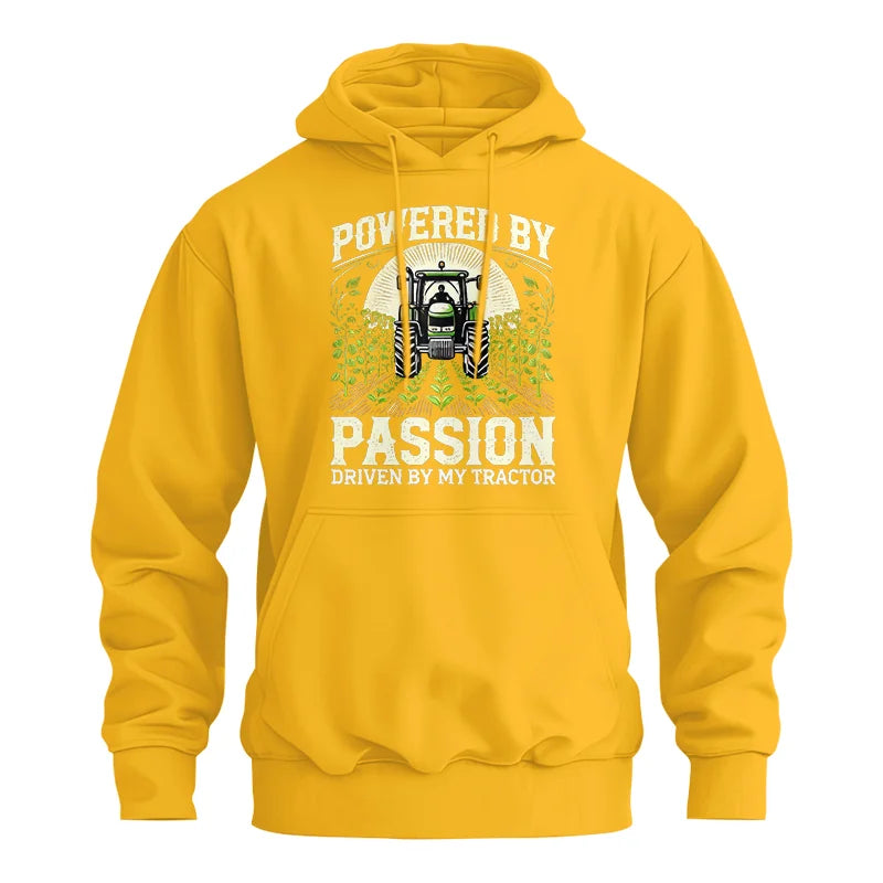 Powered By Passion Driven By My Tractor 3 - Unisex Heavy Blend™ Hooded Sweatshirt