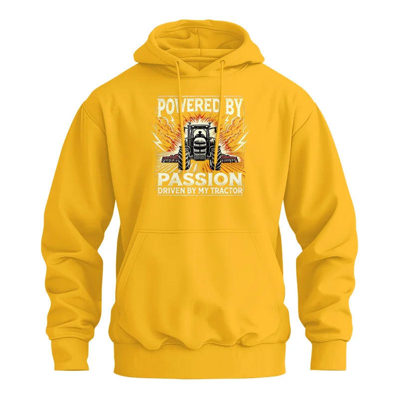 Powered By Passion Driven By My Tractor 4 - Unisex Heavy Blend™ Hooded Sweatshirt