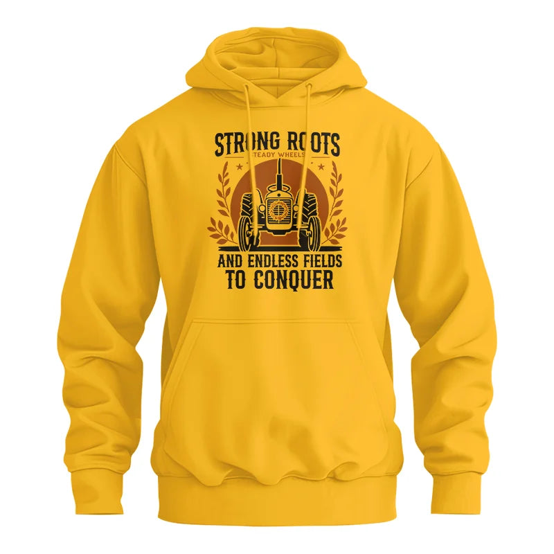 Image of Thanksgiving Farmer Endless Fields To Conquer 4 - Unisex Heavy Blend™ Hooded Sweatshirt