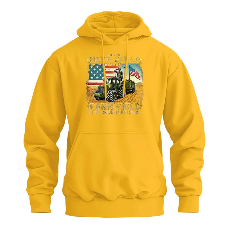 Veteran Farmer From The Battlefield To The Farm Field 2 - Unisex Heavy Blend™ Hooded Sweatshirt