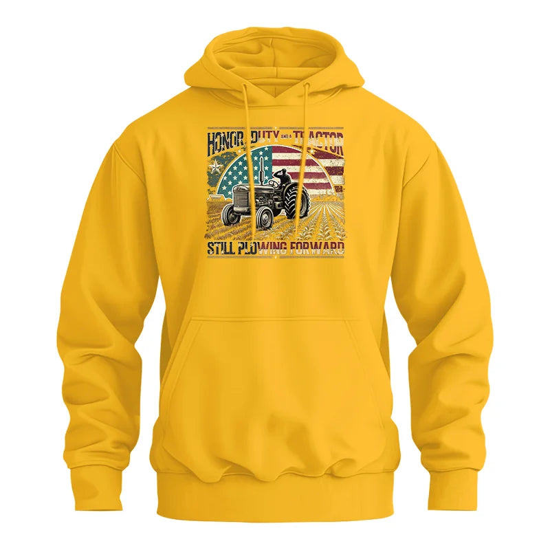 Veteran Farmer Honor Duty And A Tractor 1 - Unisex Heavy Blend™ Hooded Sweatshirt