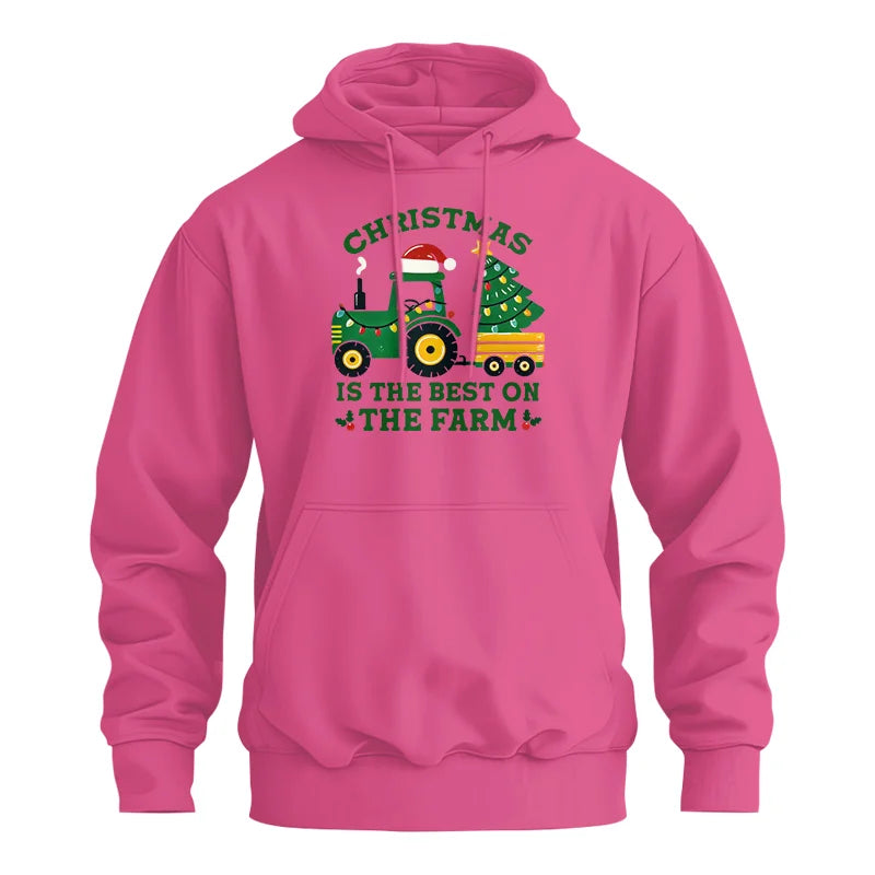 Christmas Is The Best On The Farm - Unisex Heavy Blend™ Hooded Sweatshirt