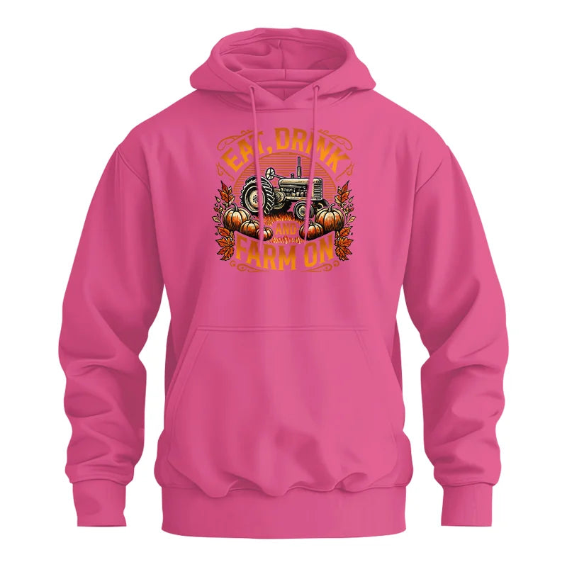 Eat Drink and Farm On 2 - Unisex Heavy Blend™ Hooded Sweatshirt