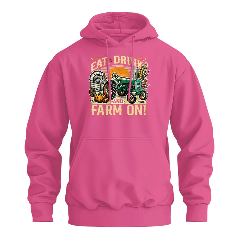 Image of Eat Drink and Farm On - Unisex Heavy Blend™ Hooded Sweatshirt