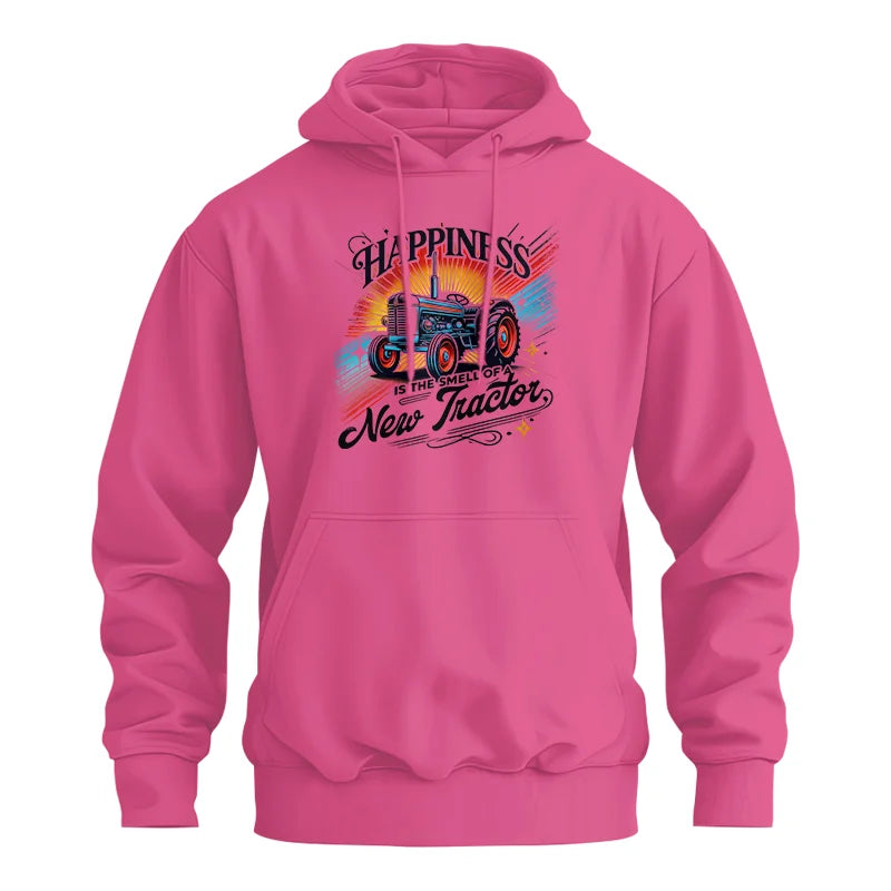 Image of Happiness Is The Smell Of A New Tractor - Unisex Heavy Blend™ Hooded Sweatshirt