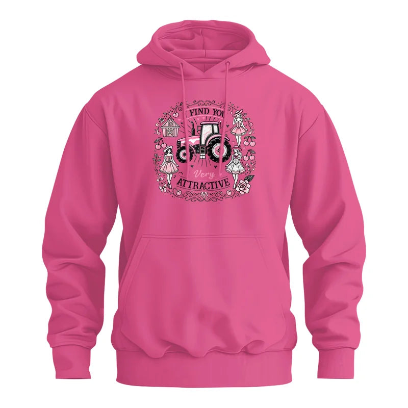 Image of I Find You Very Attractive Pink Cherry - Unisex Heavy Blend™ Hooded Sweatshirt