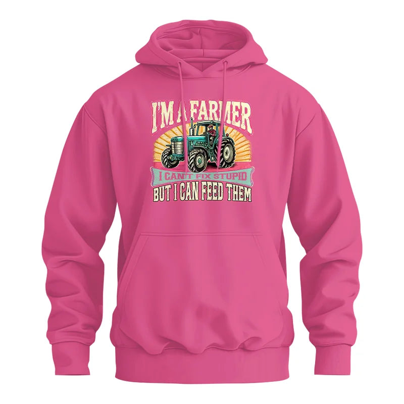 I'm A Farmer_Fix Stupid_Feed Them - Unisex Heavy Blend™ Hooded Sweatshirt