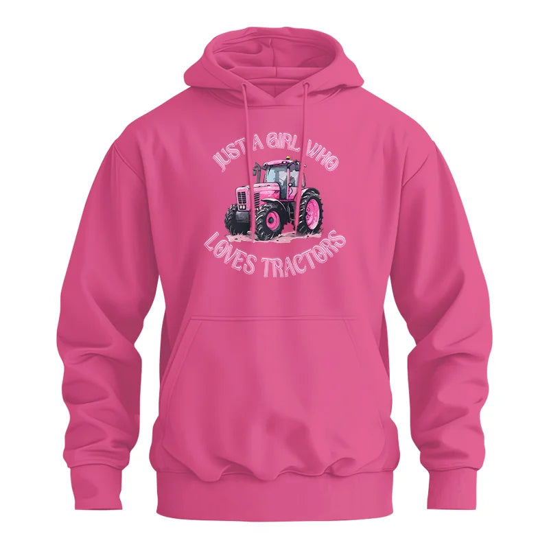 Just A Girl Who Loves Tractors 1 - Unisex Heavy Blend™ Hooded Sweatshirt