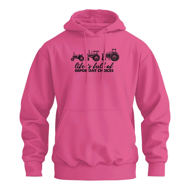 Image of Life Is Full Of Important Choices 10 - Unisex Heavy Blend™ Hooded Sweatshirt