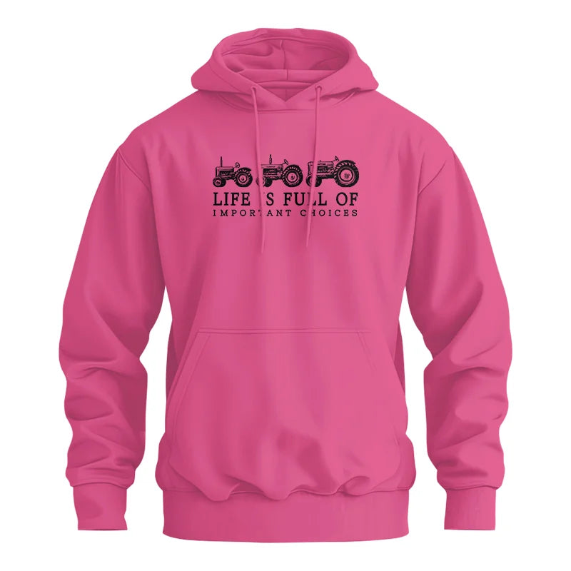 Life Is Full Of Important Choices 13 - Unisex Heavy Blend™ Hooded Sweatshirt