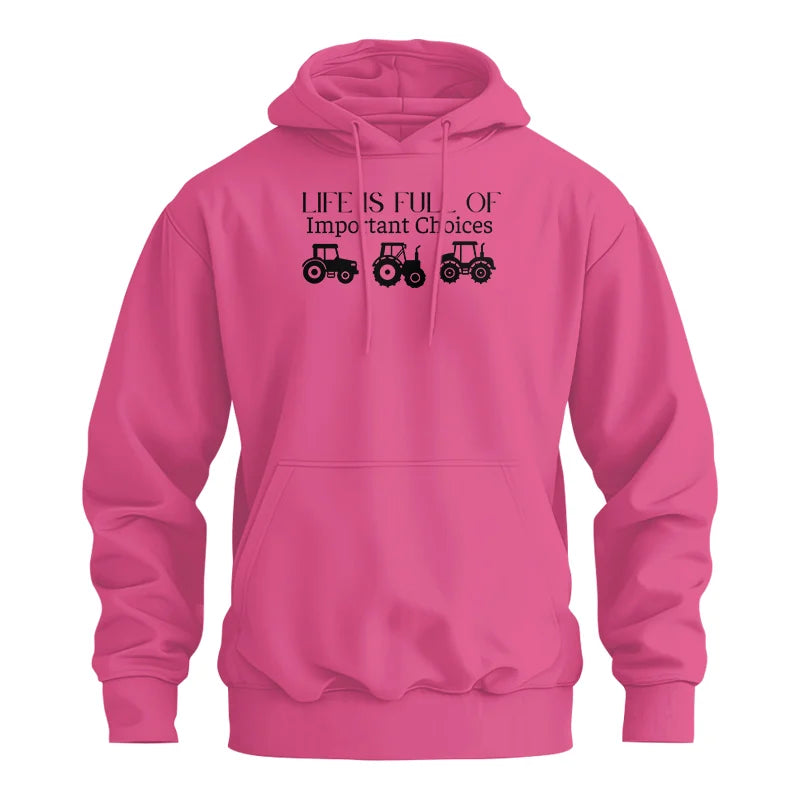 Life Is Full Of Important Choices 23 - Unisex Heavy Blend™ Hooded Sweatshirt