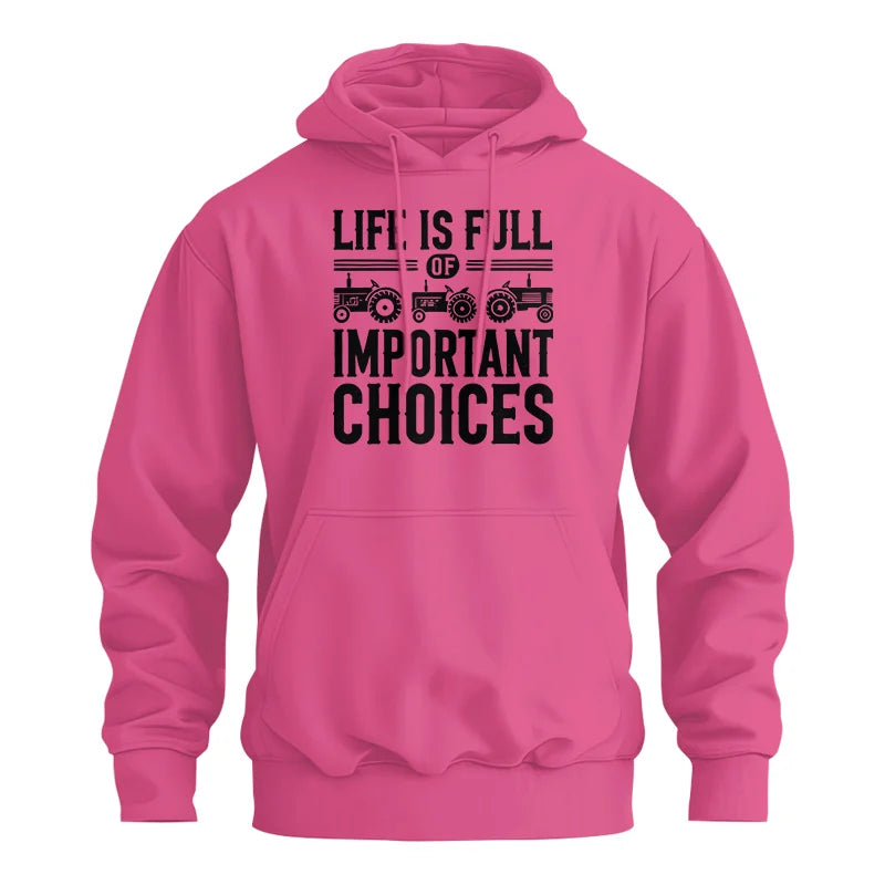 Image of Life Is Full Of Important Choices 26 - Unisex Heavy Blend™ Hooded Sweatshirt