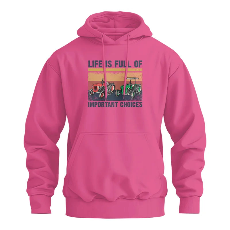 Life Is Full Of Important Choices 37 - Unisex Heavy Blend™ Hooded Sweatshirt