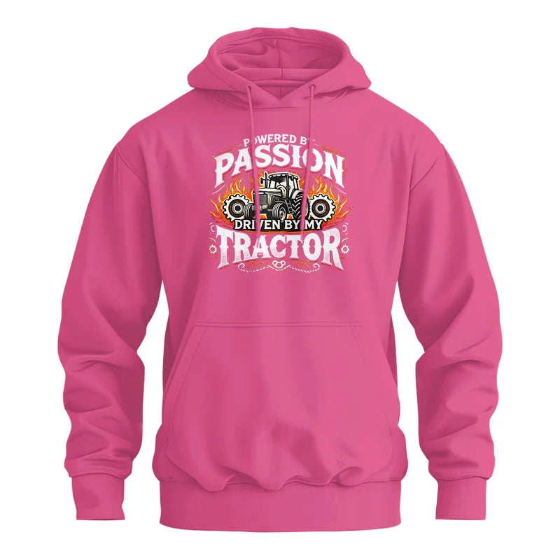 Powered By Passion Driven By My Tractor 1 - Unisex Heavy Blend™ Hooded Sweatshirt