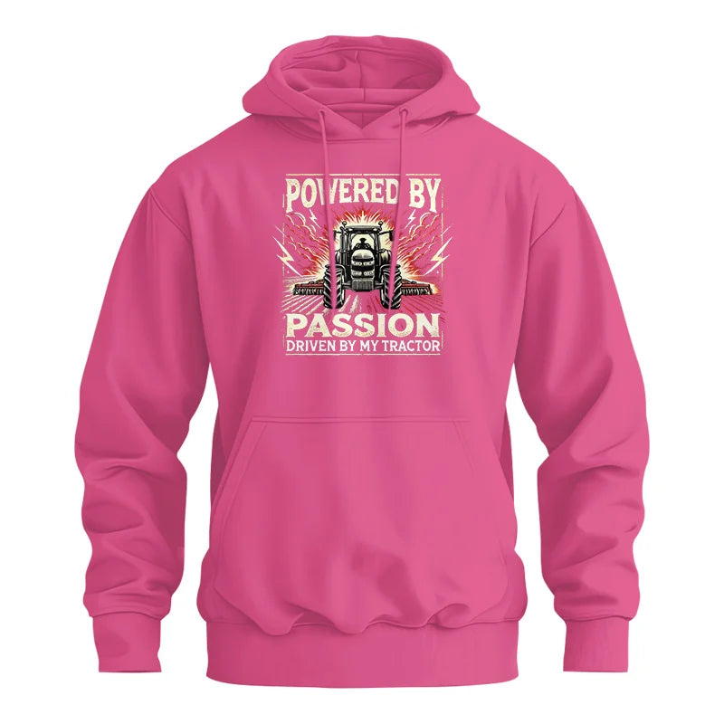 Powered By Passion Driven By My Tractor 4 - Unisex Heavy Blend™ Hooded Sweatshirt