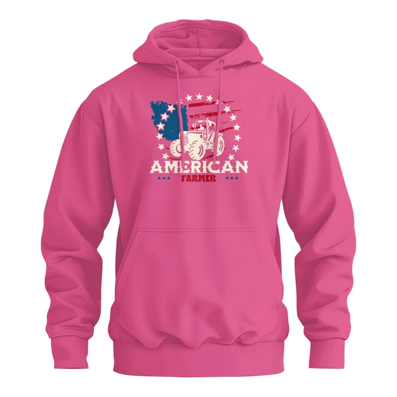 Proud To Be An American Farmer Citizen Veteran - Unisex Heavy Blend™ Hooded Sweatshirt