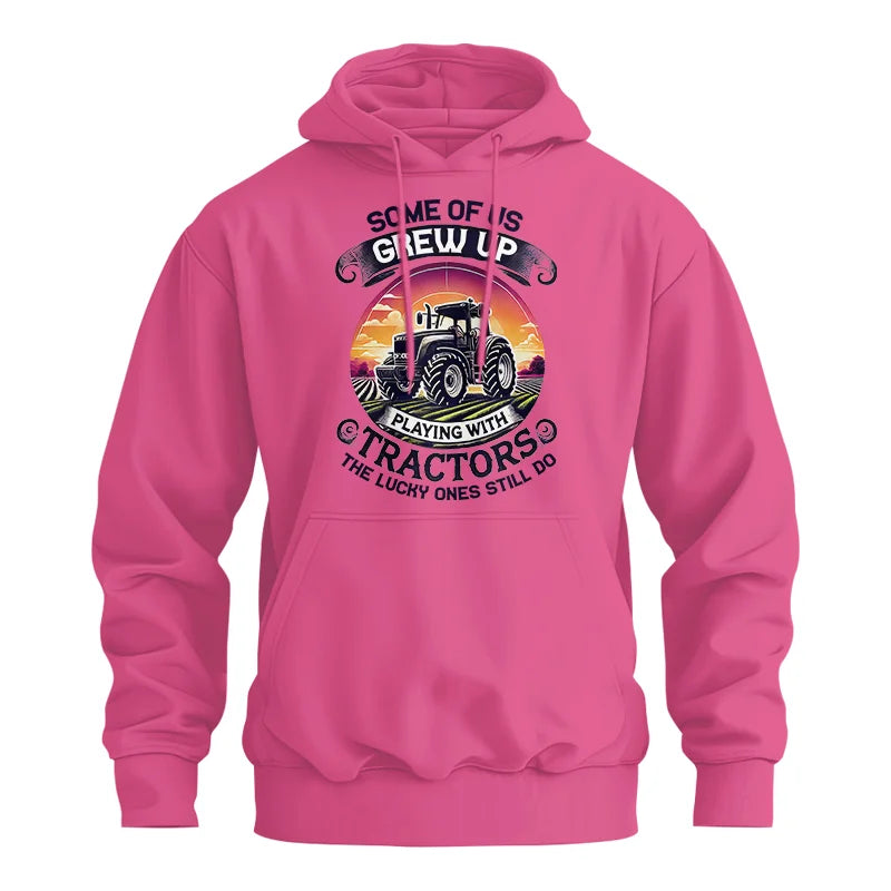 Some Of Us Grew Up Playing With Tractors 4 - Unisex Heavy Blend™ Hooded Sweatshirt