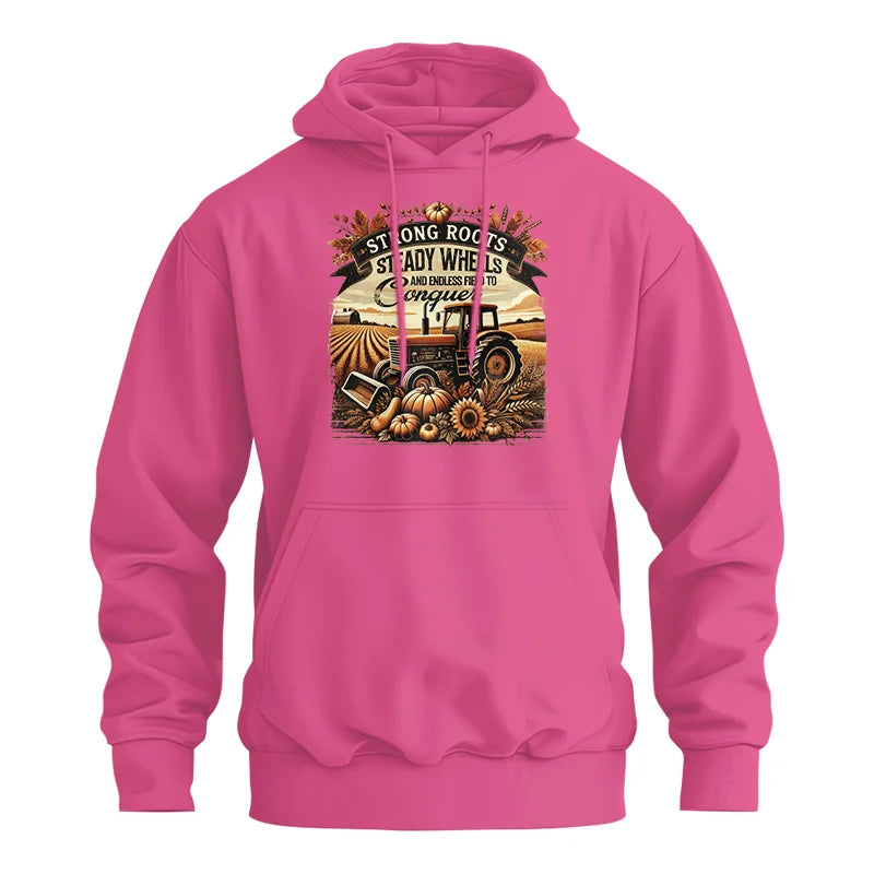 Image of Thanksgiving Farmer Endless Fields To Conquer 2 - Unisex Heavy Blend™ Hooded Sweatshirt