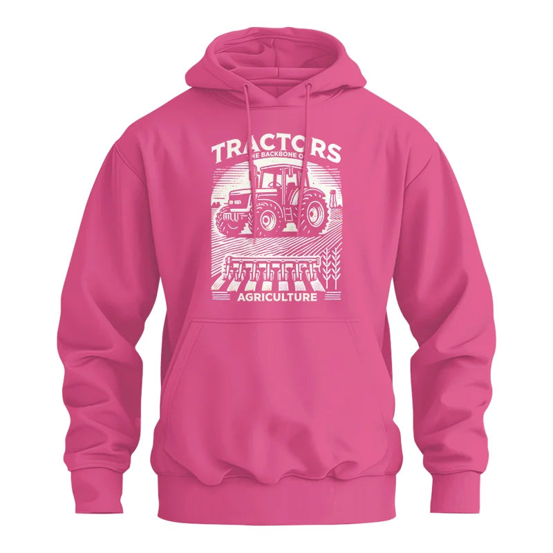 Tractors The Backbone Of Agriculture - Unisex Heavy Blend™ Hooded Sweatshirt