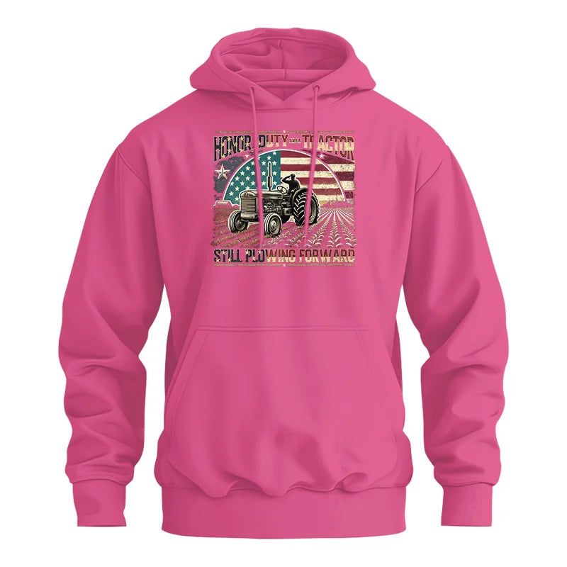 Veteran Farmer Honor Duty And A Tractor 1 - Unisex Heavy Blend™ Hooded Sweatshirt