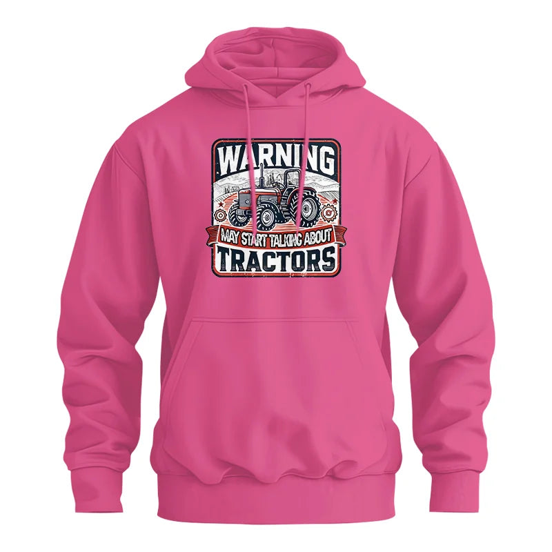 Image of Warning May Start Talking About Tractors - Unisex Heavy Blend™ Hooded Sweatshirt