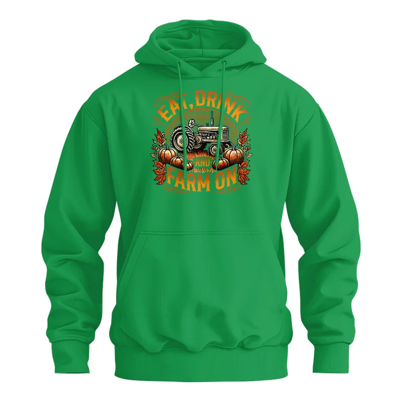 Eat Drink and Farm On 2 - Unisex Heavy Blend™ Hooded Sweatshirt