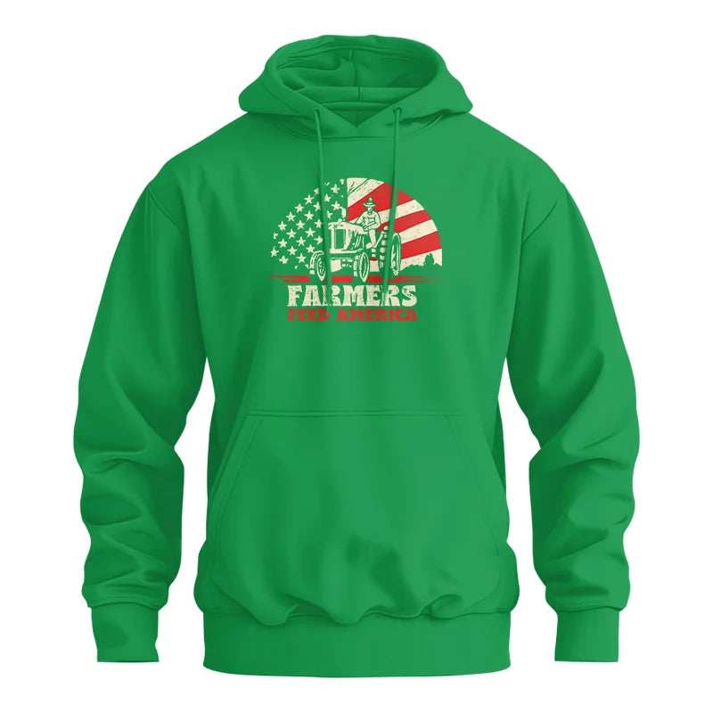 Image of Farmers Feed America Support Farmers - Unisex Heavy Blend™ Hooded Sweatshirt