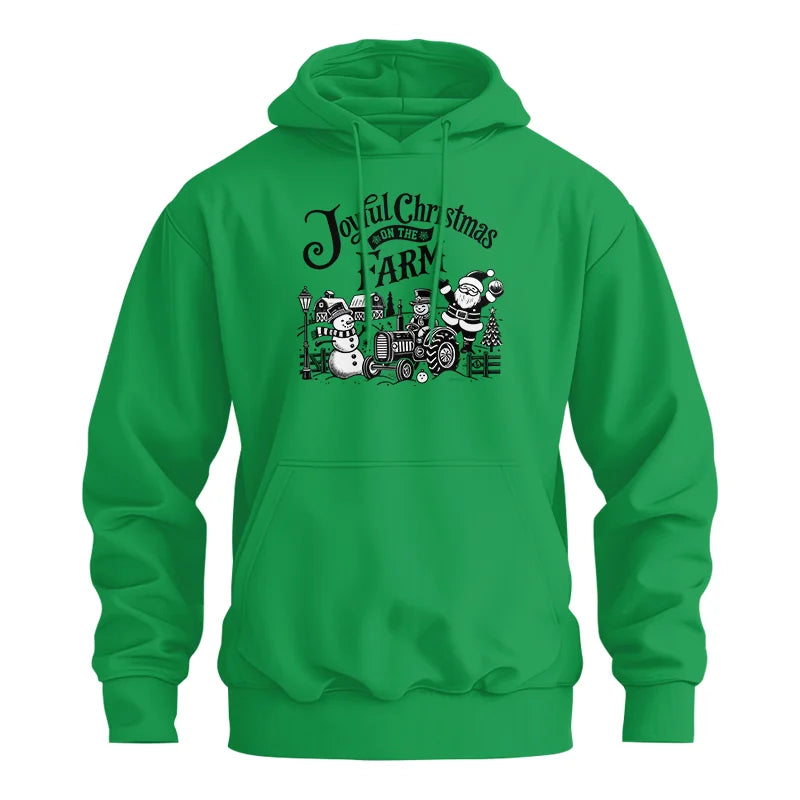 Image of Joyful Christmas On The Farm 1 - Unisex Heavy Blend™ Hooded Sweatshirt