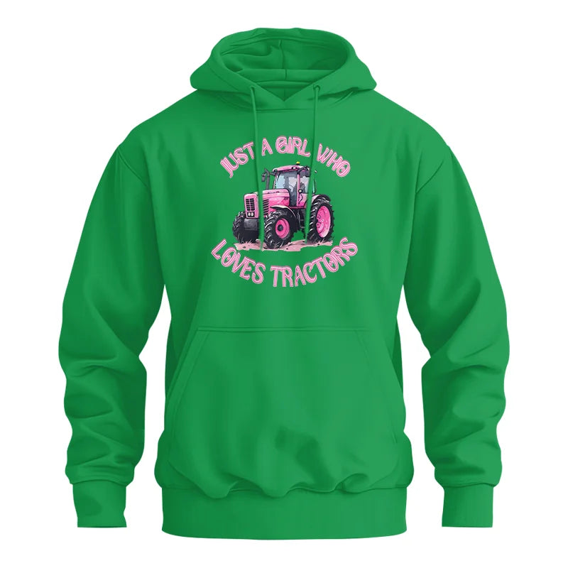 Just A Girl Who Loves Tractors 1 - Unisex Heavy Blend™ Hooded Sweatshirt