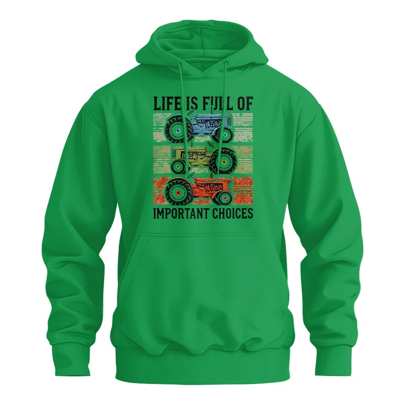 Life Is Full Of Important Choices 3 - Unisex Heavy Blend™ Hooded Sweatshirt