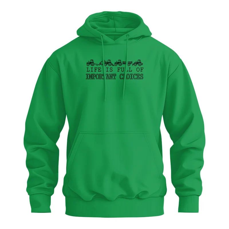 Life Is Full Of Important Choices 8 - Unisex Heavy Blend™ Hooded Sweatshirt