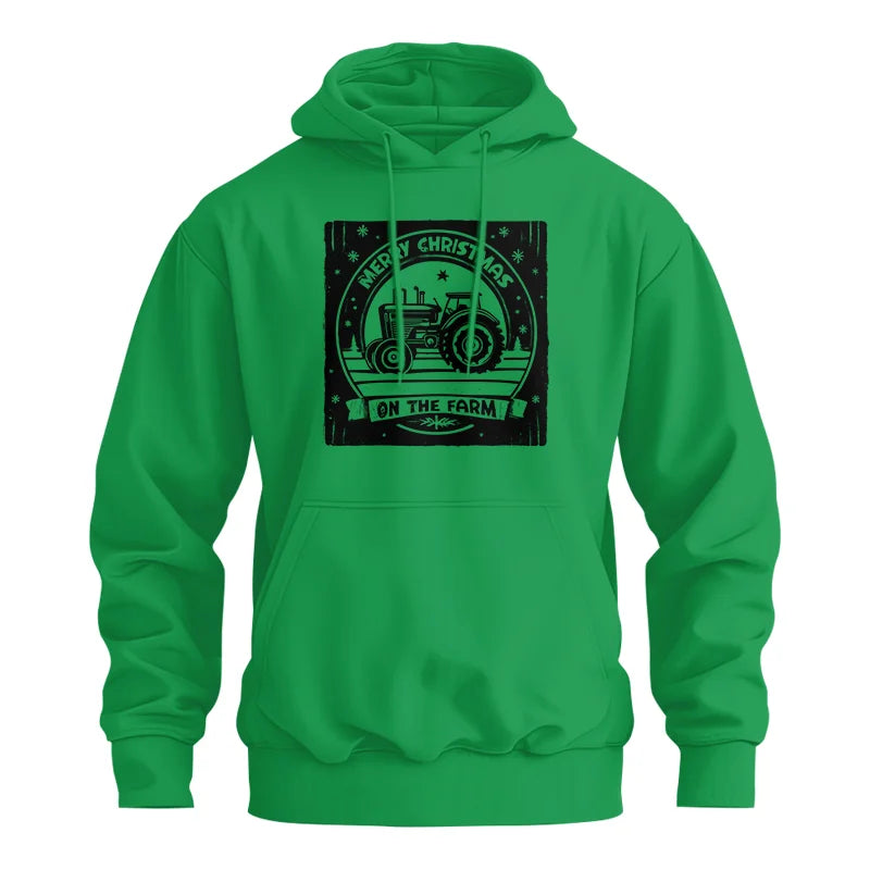 Image of Merry Chritmas On The Farm 5 - Unisex Heavy Blend™ Hooded Sweatshirt