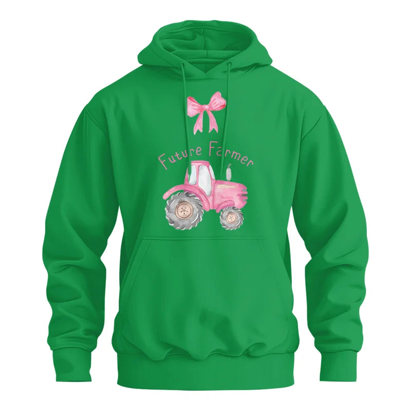 Image of Pink Tractor For Future Farmer - Unisex Heavy Blend™ Hooded Sweatshirt